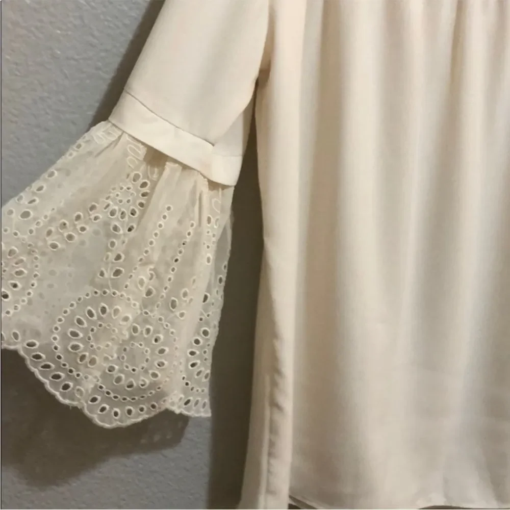 Loft Off White Blouse size M